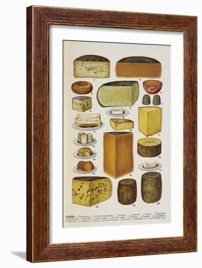 Cheese-Isabella Beeton-Framed Giclee Print