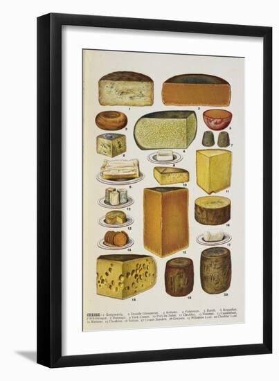 Cheese-Isabella Beeton-Framed Giclee Print