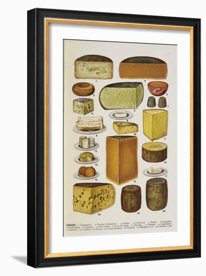 Cheese-Isabella Beeton-Framed Giclee Print