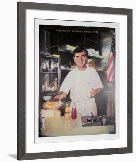 Cheeseburger Cheeseburger Pepsi Pepsi (Michael Dukakis)-Ori Hofmekler-Framed Collectable Print