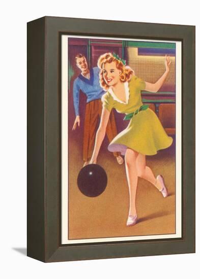 Cheesecake Bowling-null-Framed Stretched Canvas