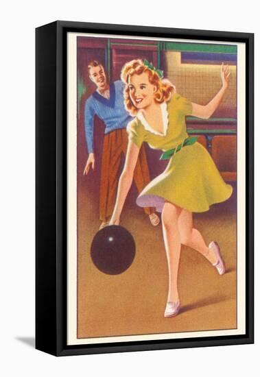 Cheesecake Bowling-null-Framed Stretched Canvas