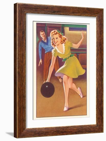 Cheesecake Bowling-null-Framed Art Print