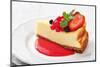 Cheesecake with Fresh Berries-tashka2000-Mounted Photographic Print
