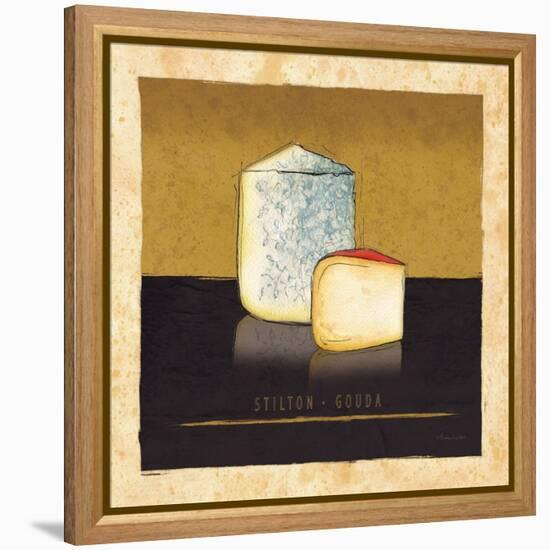 Cheeses II-Andrea Laliberte-Framed Stretched Canvas