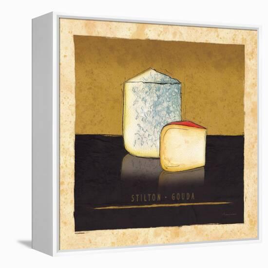 Cheeses II-Andrea Laliberte-Framed Stretched Canvas