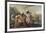 Cheetah and Stag With Two Indians-George Stubbs-Framed Premium Giclee Print