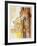 Cheetah Composition-Caroline Schultz-Framed Collectable Print