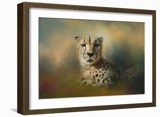 Cheetah Enjoying a Summer Day-Jai Johnson-Framed Giclee Print