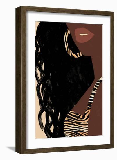 Cheetah_Goddess-Marcus Prime-Framed Art Print