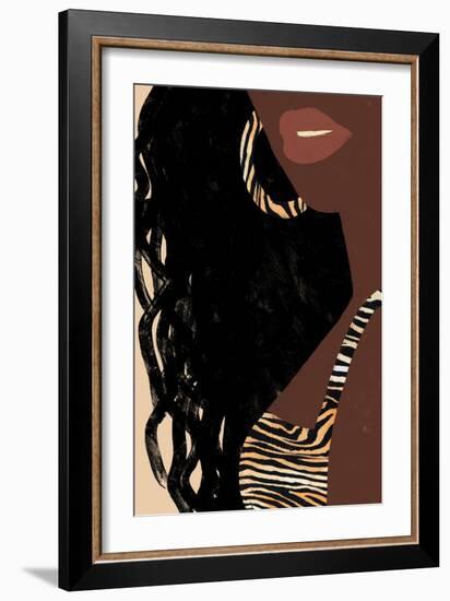 Cheetah_Goddess-Marcus Prime-Framed Art Print