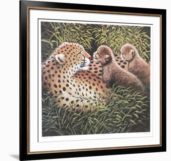 Cheetah Love-Caroline Schultz-Framed Collectable Print