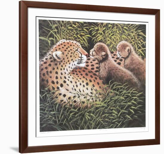 Cheetah Love-Caroline Schultz-Framed Collectable Print