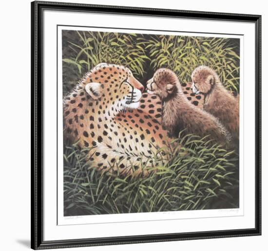 Cheetah Love-Caroline Schultz-Framed Collectable Print