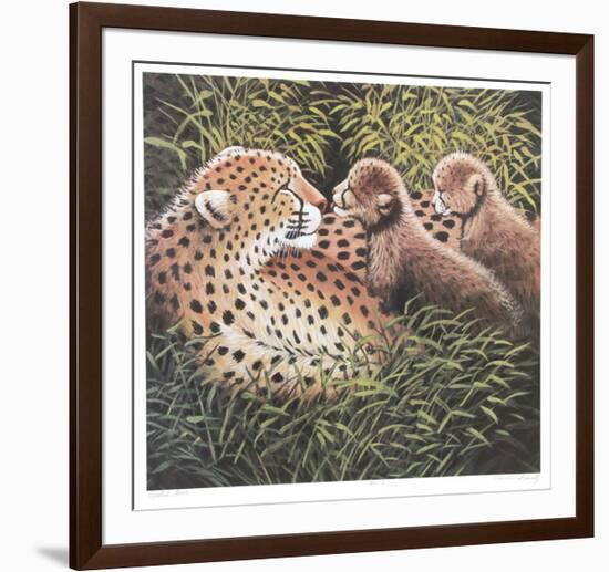 Cheetah Love-Caroline Schultz-Framed Collectable Print