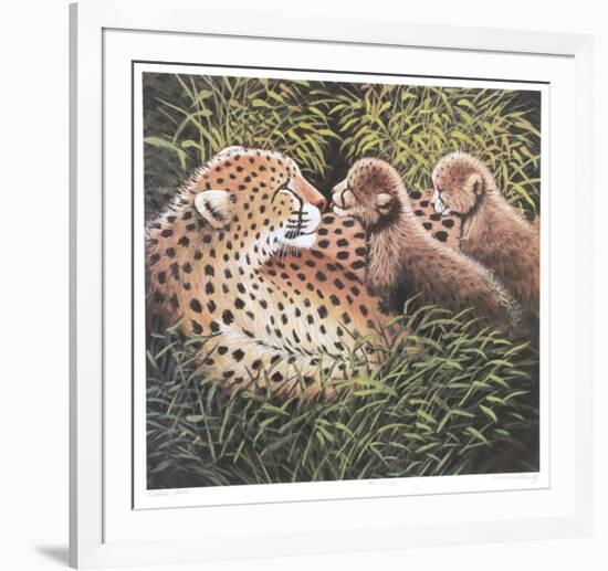 Cheetah Love-Caroline Schultz-Framed Collectable Print