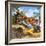 Cheetah Running-G. W Backhouse-Framed Giclee Print