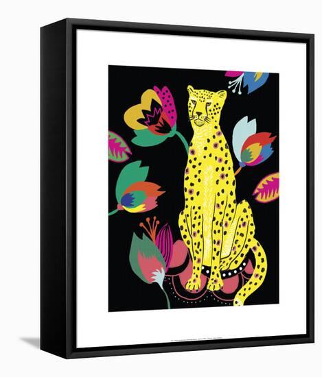 Cheetah's Wild Life-Emilie Ramon-Framed Stretched Canvas