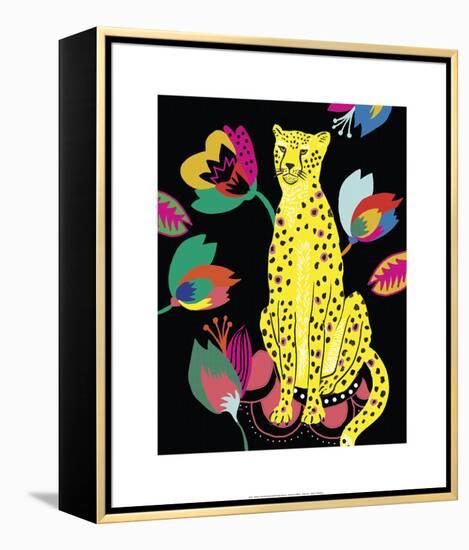 Cheetah's Wild Life-Emilie Ramon-Framed Stretched Canvas