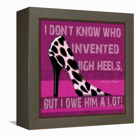 Cheetah Shoe-Sylvia Murray-Framed Stretched Canvas