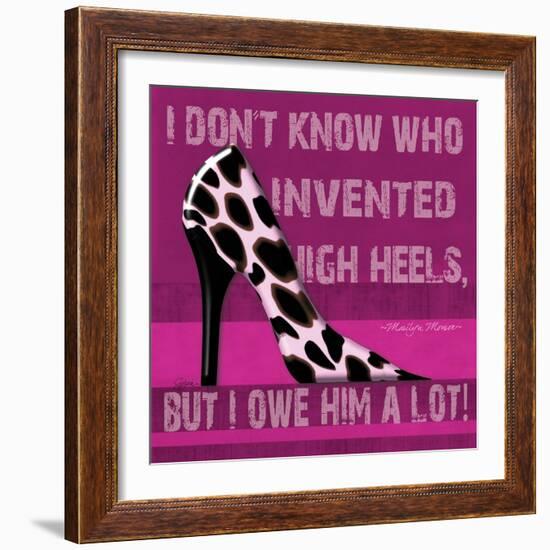 Cheetah Shoe-Sylvia Murray-Framed Art Print