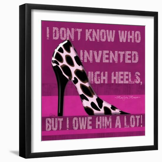 Cheetah Shoe-Sylvia Murray-Framed Art Print