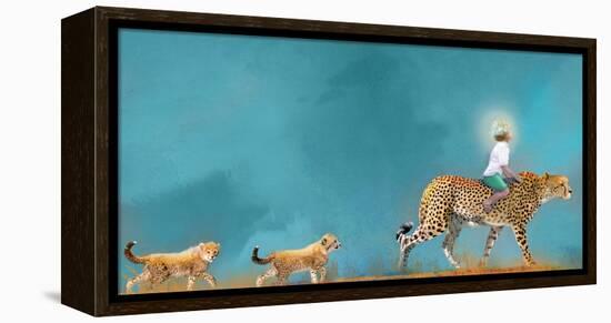 Cheetah Walk-Nancy Tillman-Framed Stretched Canvas