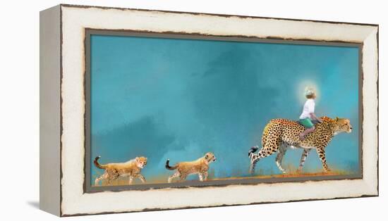 Cheetah Walk-Nancy Tillman-Framed Stretched Canvas