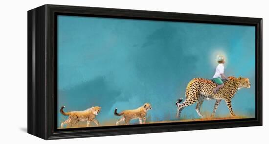 Cheetah Walk-Nancy Tillman-Framed Stretched Canvas