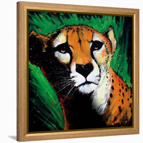 Cheetah-null-Framed Stretched Canvas