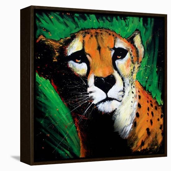 Cheetah-null-Framed Stretched Canvas