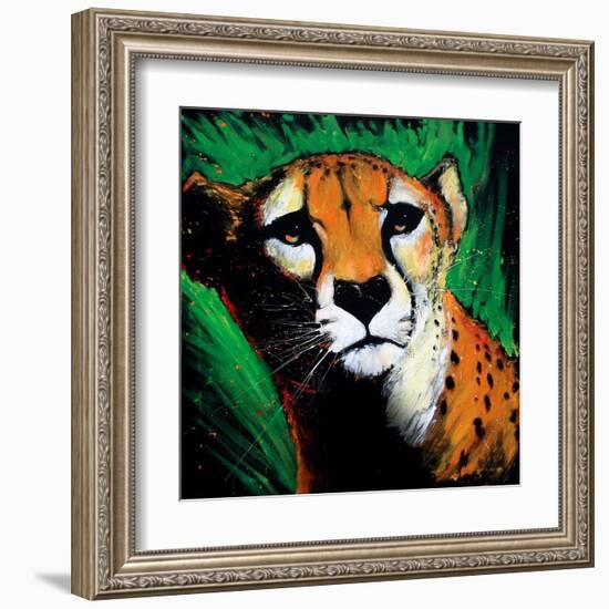 Cheetah-null-Framed Art Print