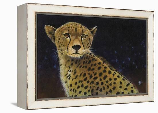 Cheetah-Durwood Coffey-Framed Premier Image Canvas