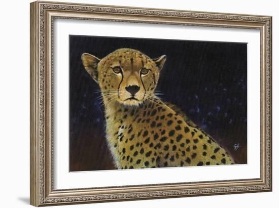 Cheetah-Durwood Coffey-Framed Giclee Print