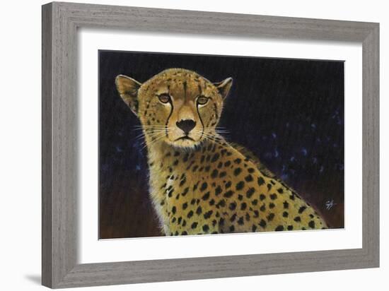 Cheetah-Durwood Coffey-Framed Giclee Print