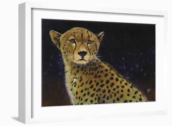 Cheetah-Durwood Coffey-Framed Giclee Print