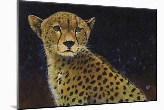 Cheetah-Durwood Coffey-Mounted Giclee Print