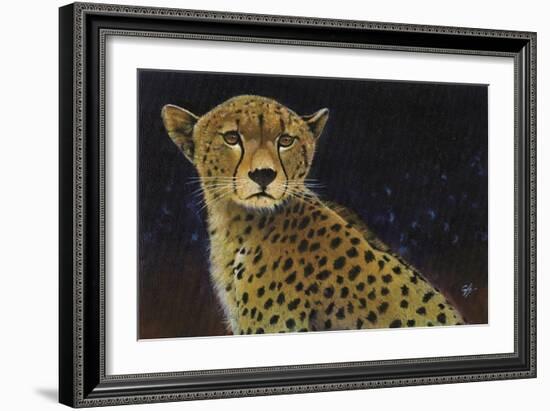 Cheetah-Durwood Coffey-Framed Giclee Print