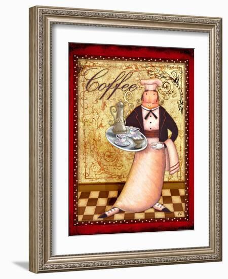 Chef 1 Coffee-Viv Eisner-Framed Art Print