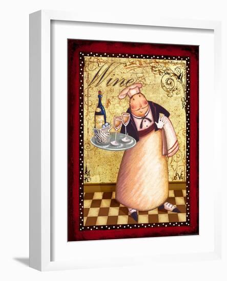 Chef 4 Wine-Viv Eisner-Framed Art Print