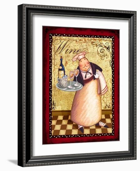 Chef 4 Wine-Viv Eisner-Framed Art Print