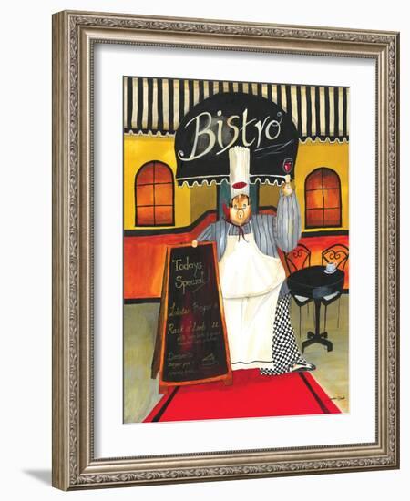 Chef at Bistro-Jennifer Garant-Framed Giclee Print