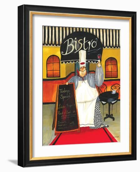 Chef at Bistro-Jennifer Garant-Framed Giclee Print