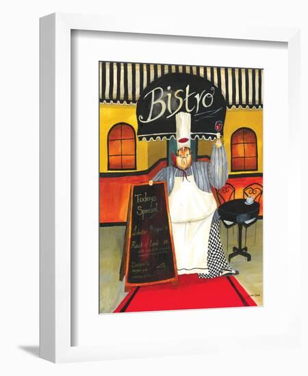 Chef at Bistro-Jennifer Garant-Framed Giclee Print