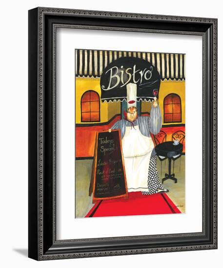 Chef at Bistro-Jennifer Garant-Framed Giclee Print