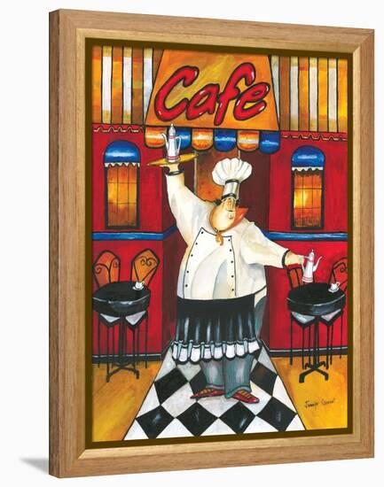 Chef at Café-Jennifer Garant-Framed Premier Image Canvas