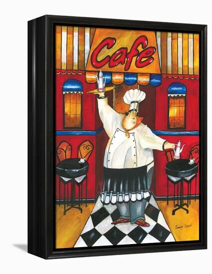 Chef at Café-Jennifer Garant-Framed Premier Image Canvas