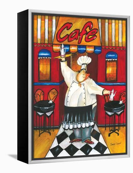 Chef at Café-Jennifer Garant-Framed Premier Image Canvas