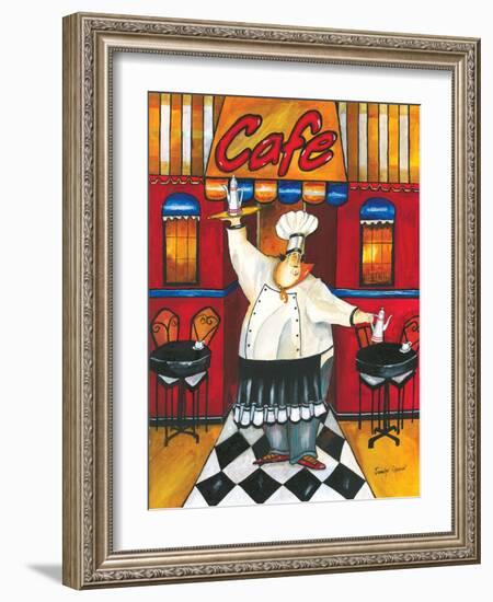 Chef at Café-Jennifer Garant-Framed Giclee Print