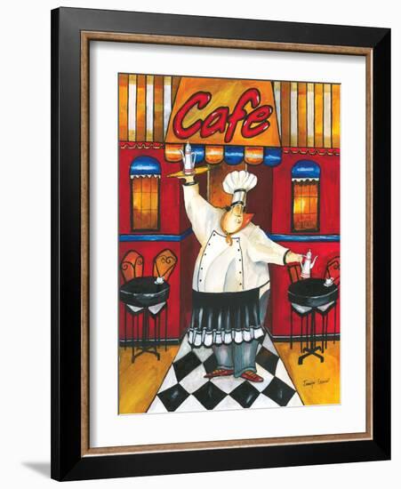 Chef at Café-Jennifer Garant-Framed Giclee Print
